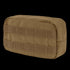 The Condor Utility Pouch is a rectangular tan tactical pouch with durable fabric and MOLLE webbing on the front and side—ideal for EDC or law enforcement use.